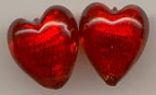 Large Red  Foil Hearts